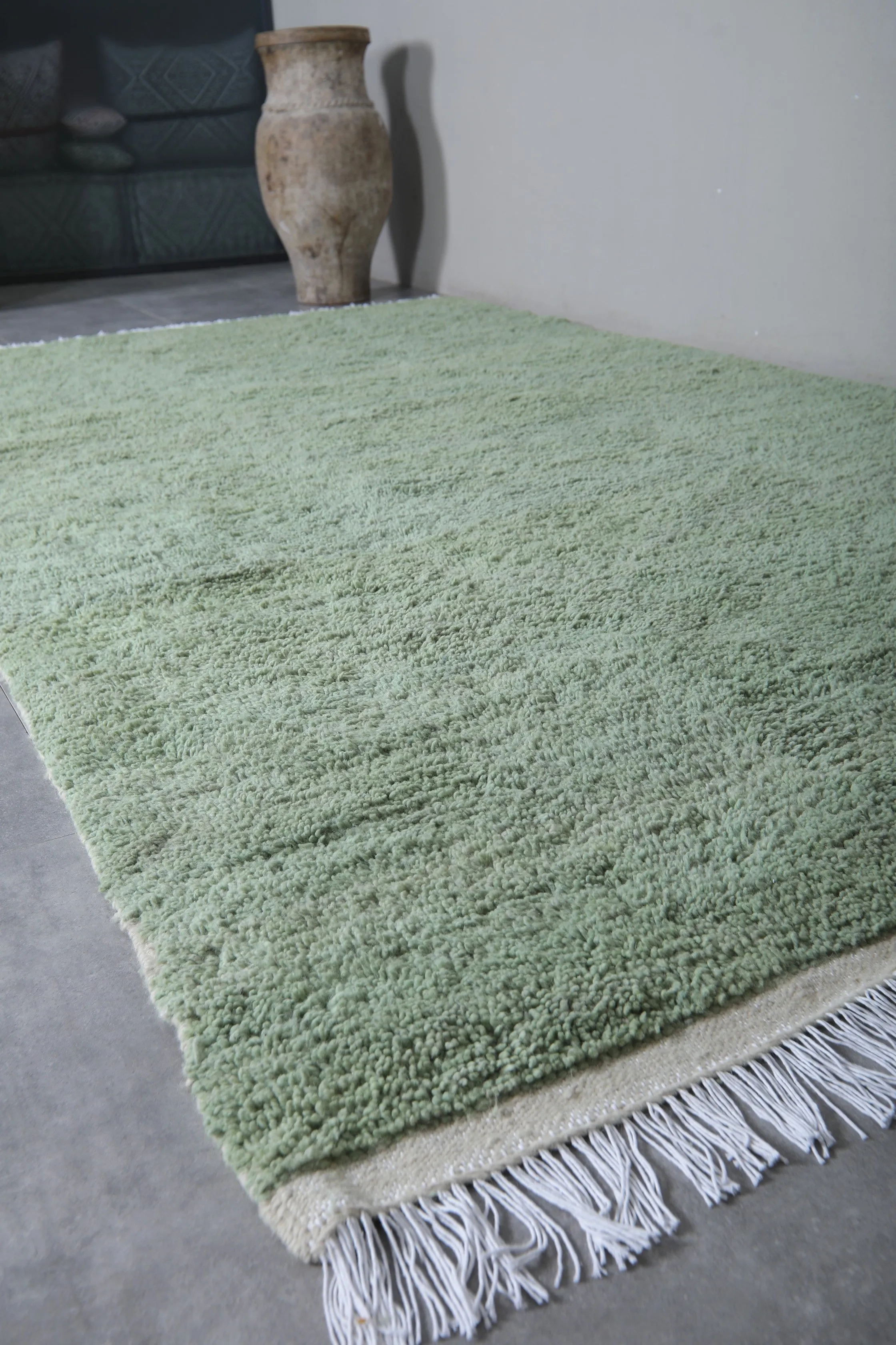 Moroccan Green rug - Moroccan rug - Beni ourain rug