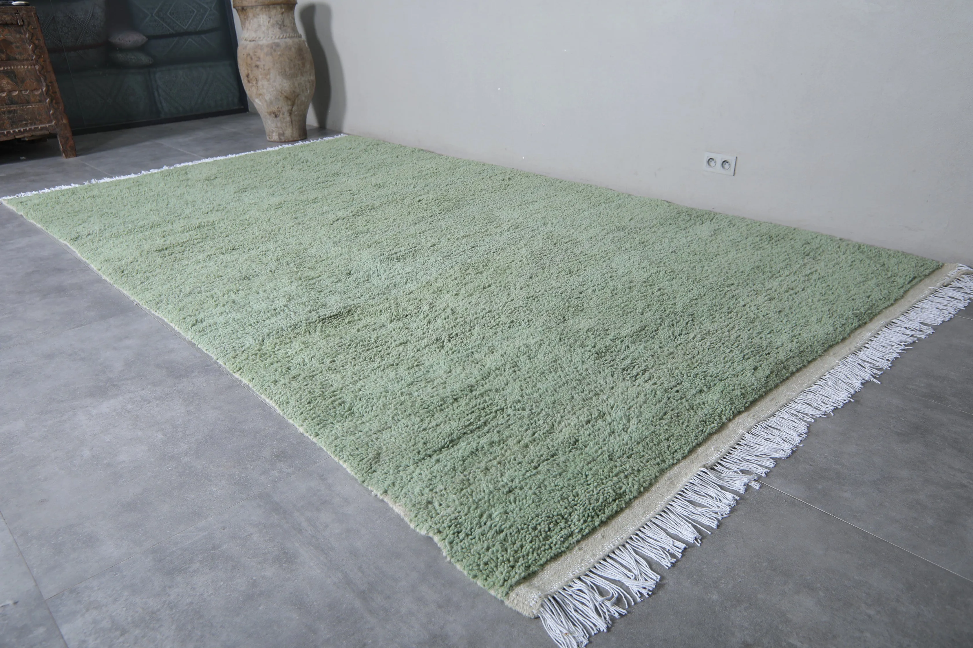 Moroccan Green rug - Moroccan rug - Beni ourain rug