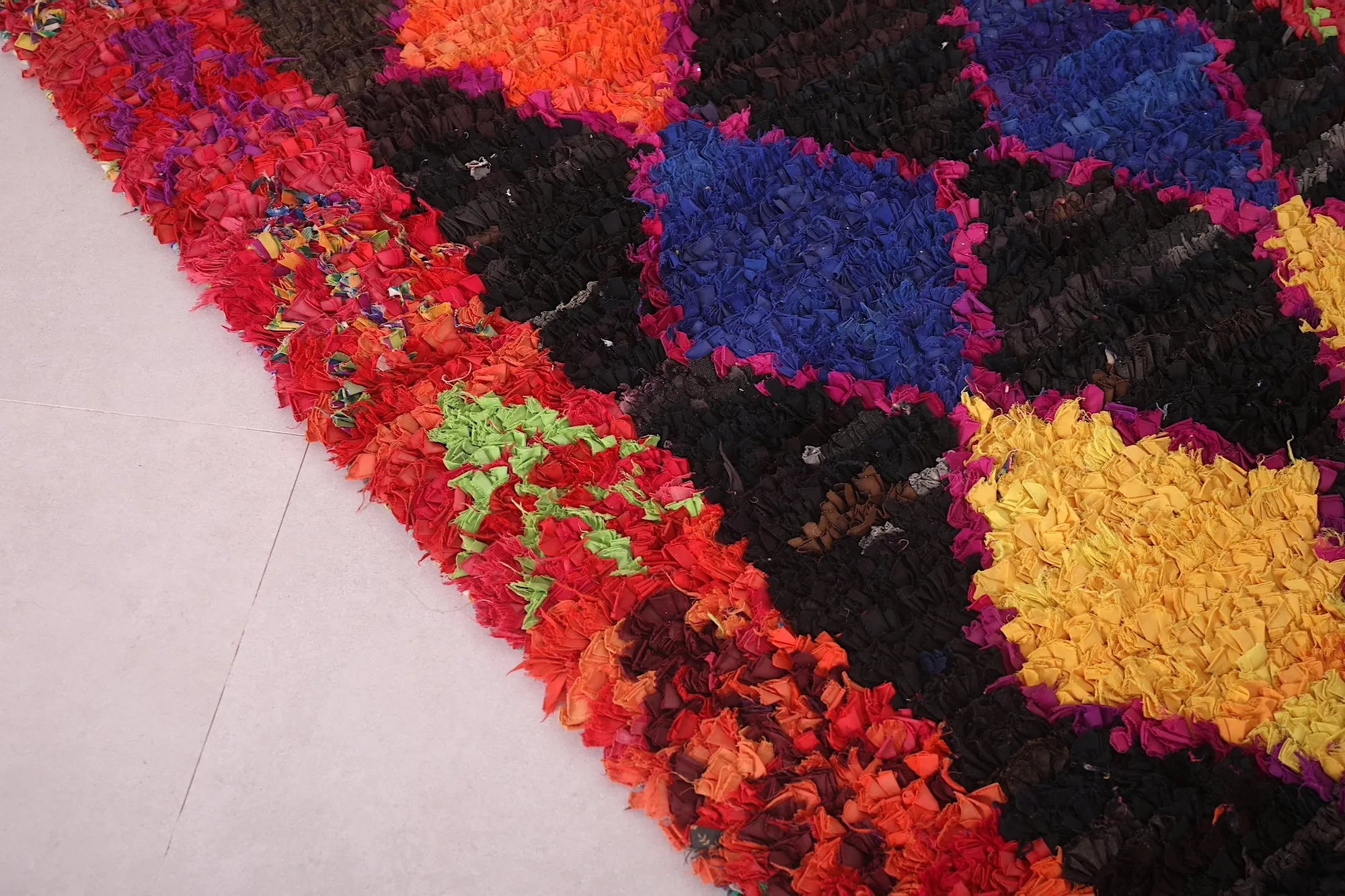Moroccan Hallway Rug – Handwoven 3.3 X 8.9 Feet | Vibrant Boho Decor