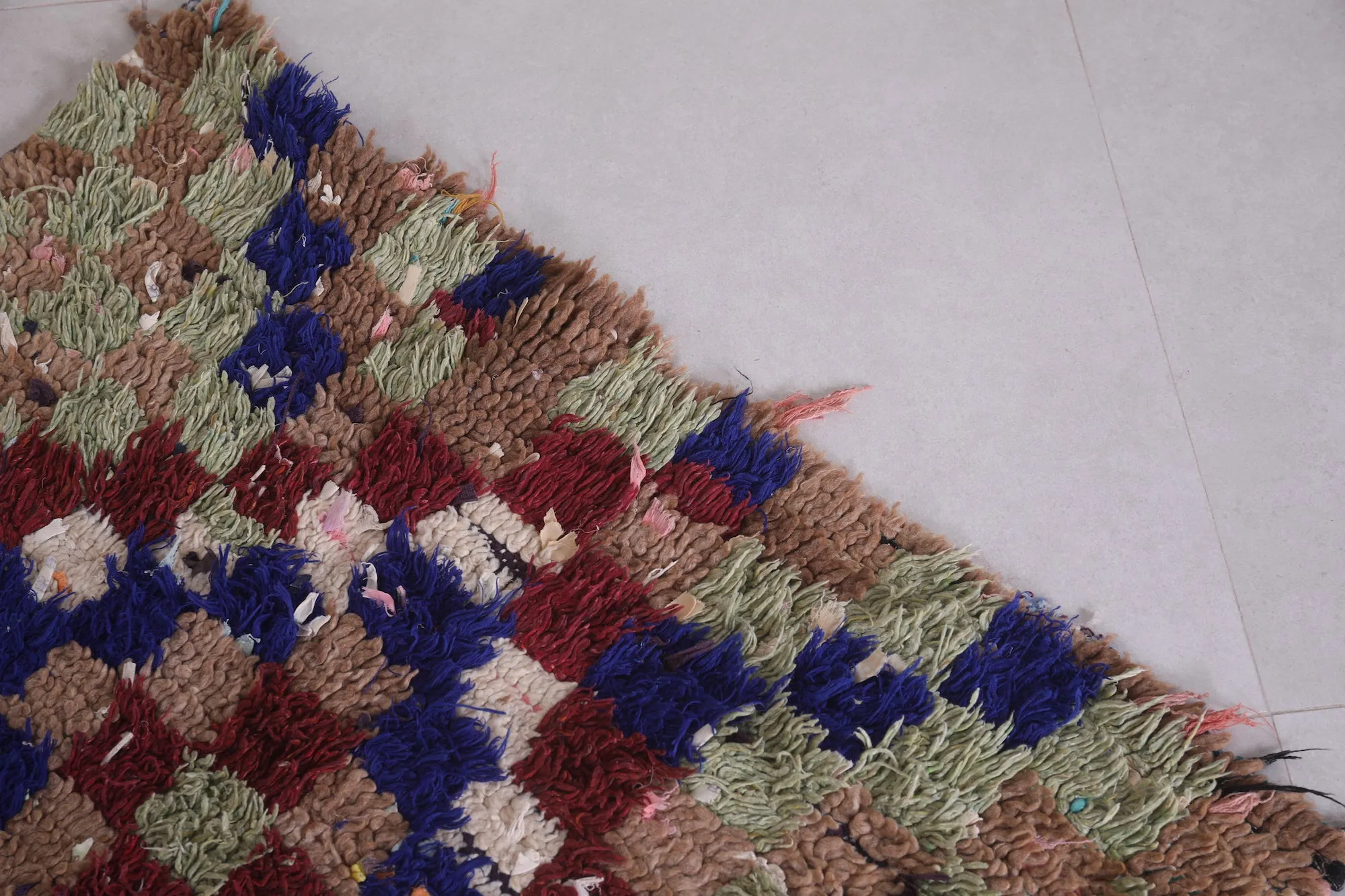 Moroccan Handmade Rug 2.7 X 5.5 Feet - Vintage Berber Design