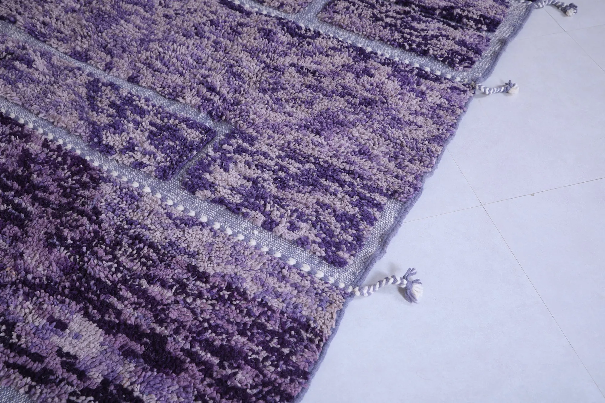 Moroccan Purple rug - Custom area rug - Wool rug