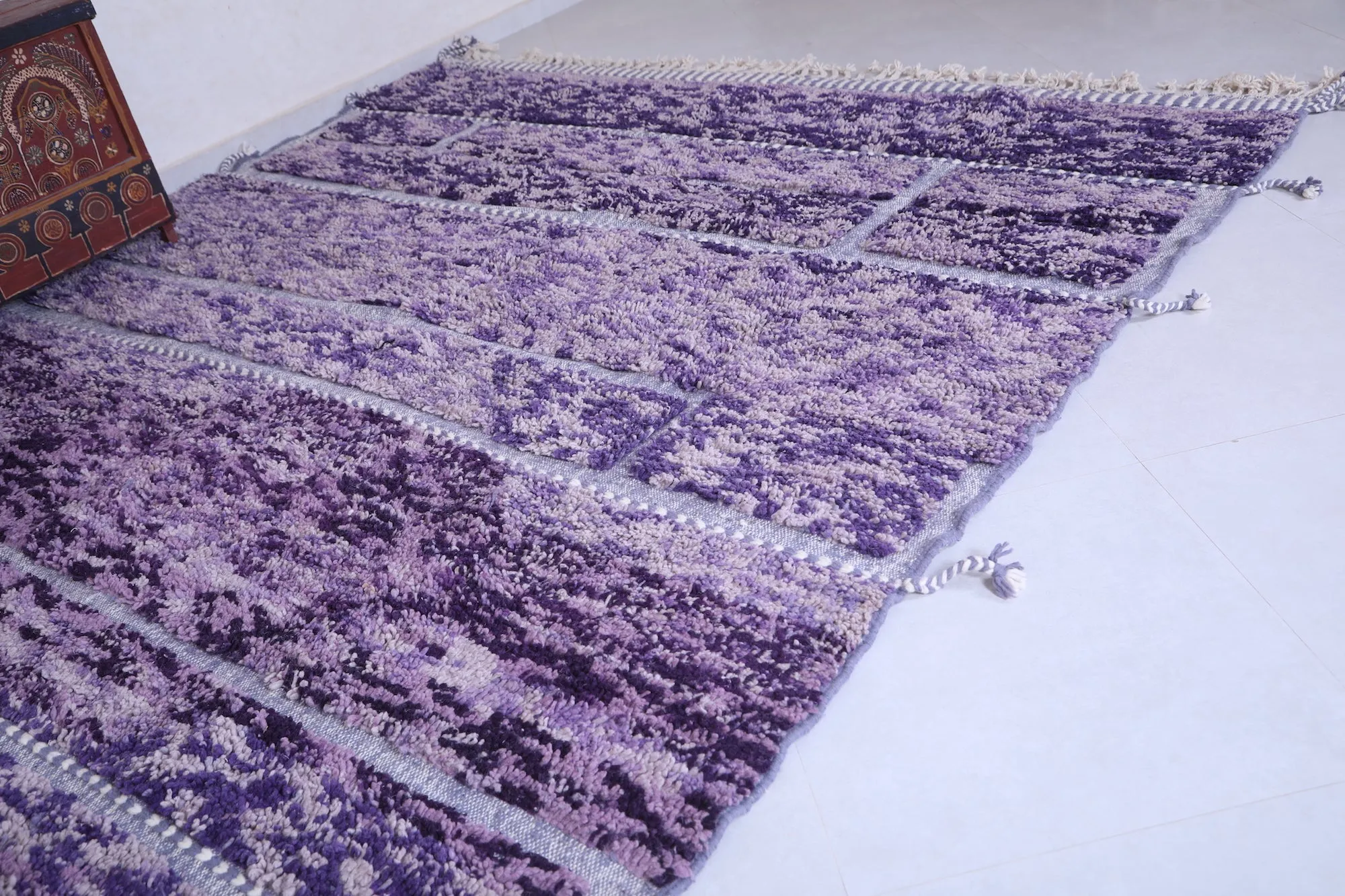 Moroccan Purple rug - Custom area rug - Wool rug