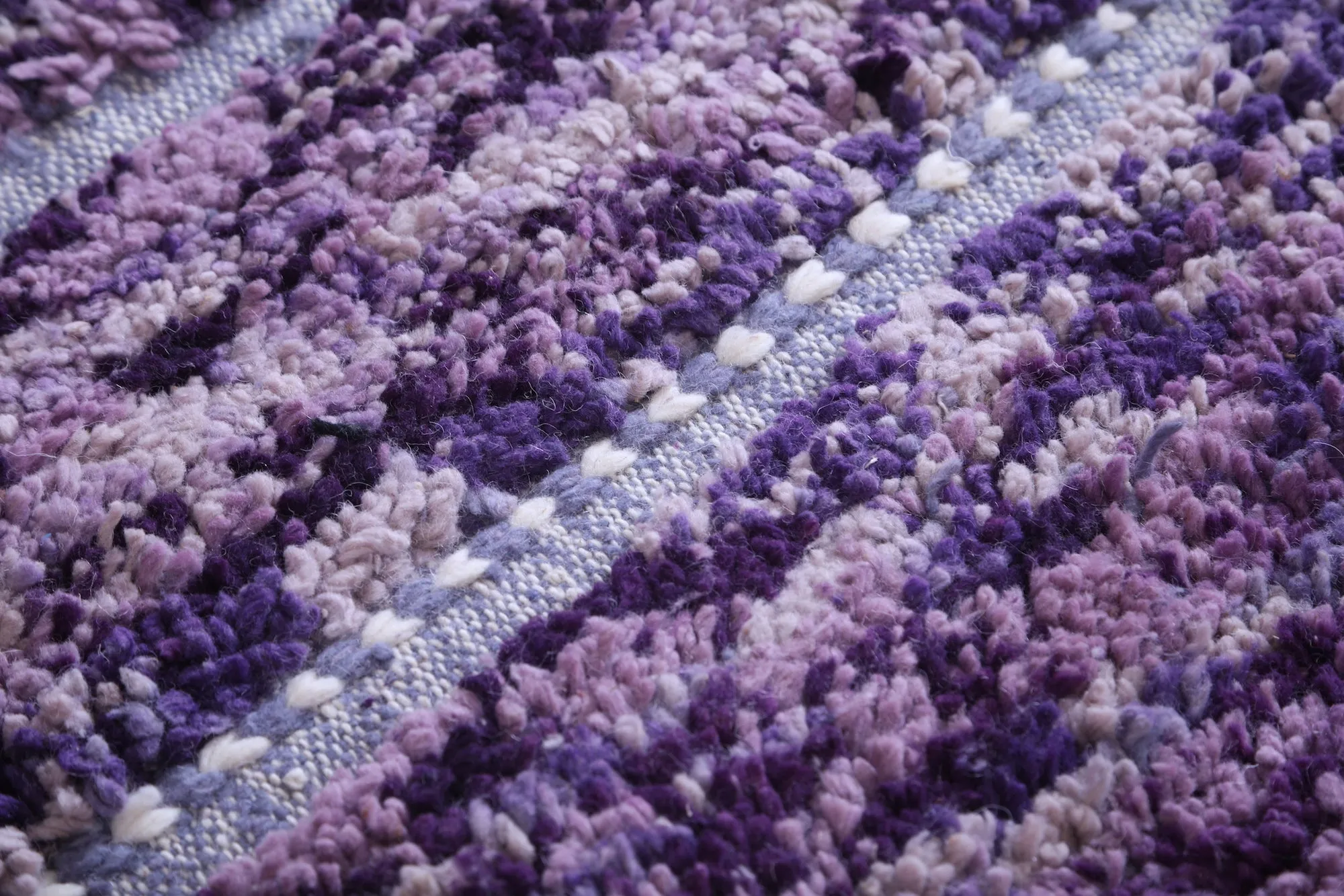 Moroccan Purple rug - Custom area rug - Wool rug