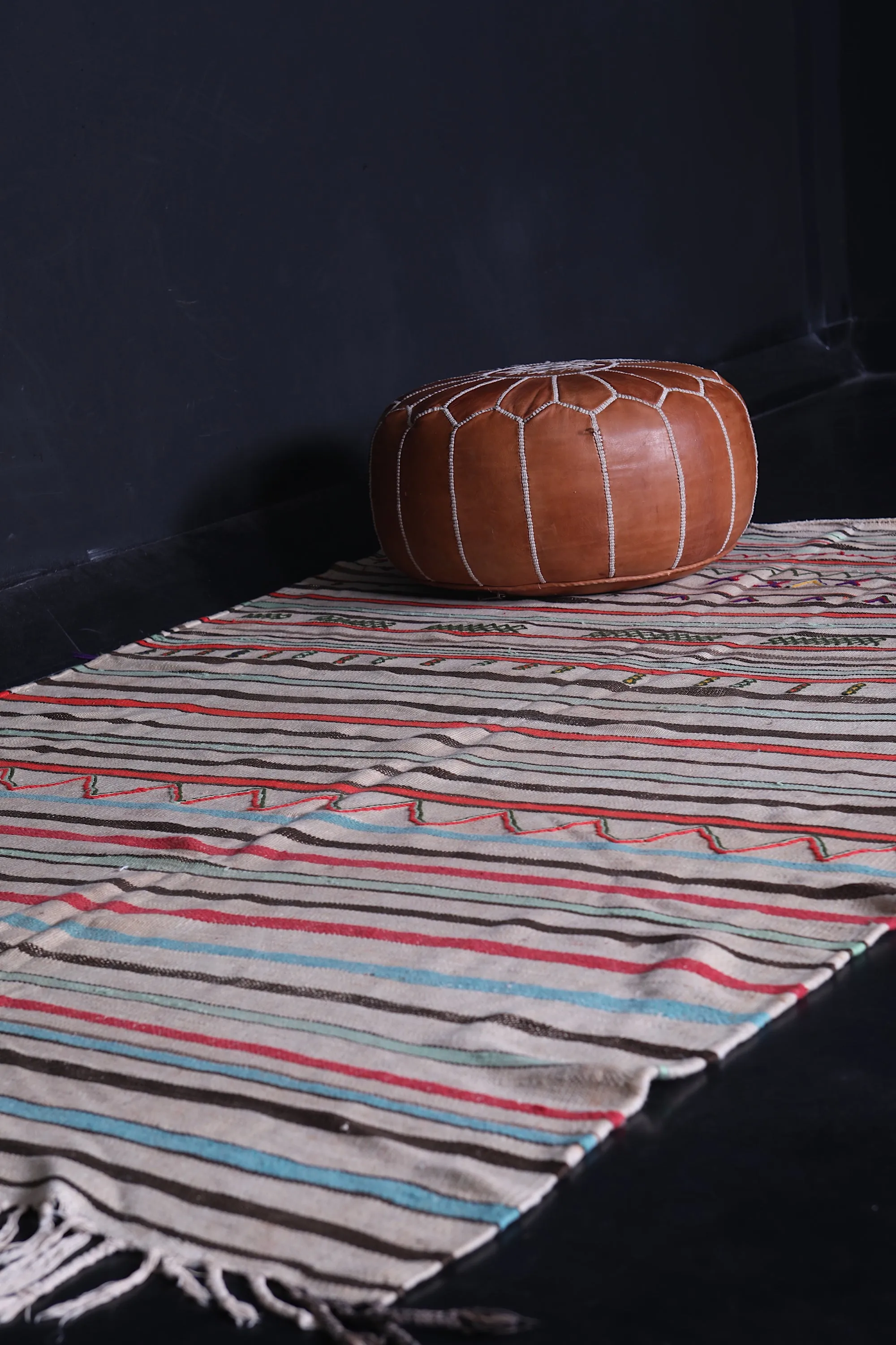 Moroccan Rug 4.9 FT x 8.3 FT – Handwoven Boho Chic Carpet