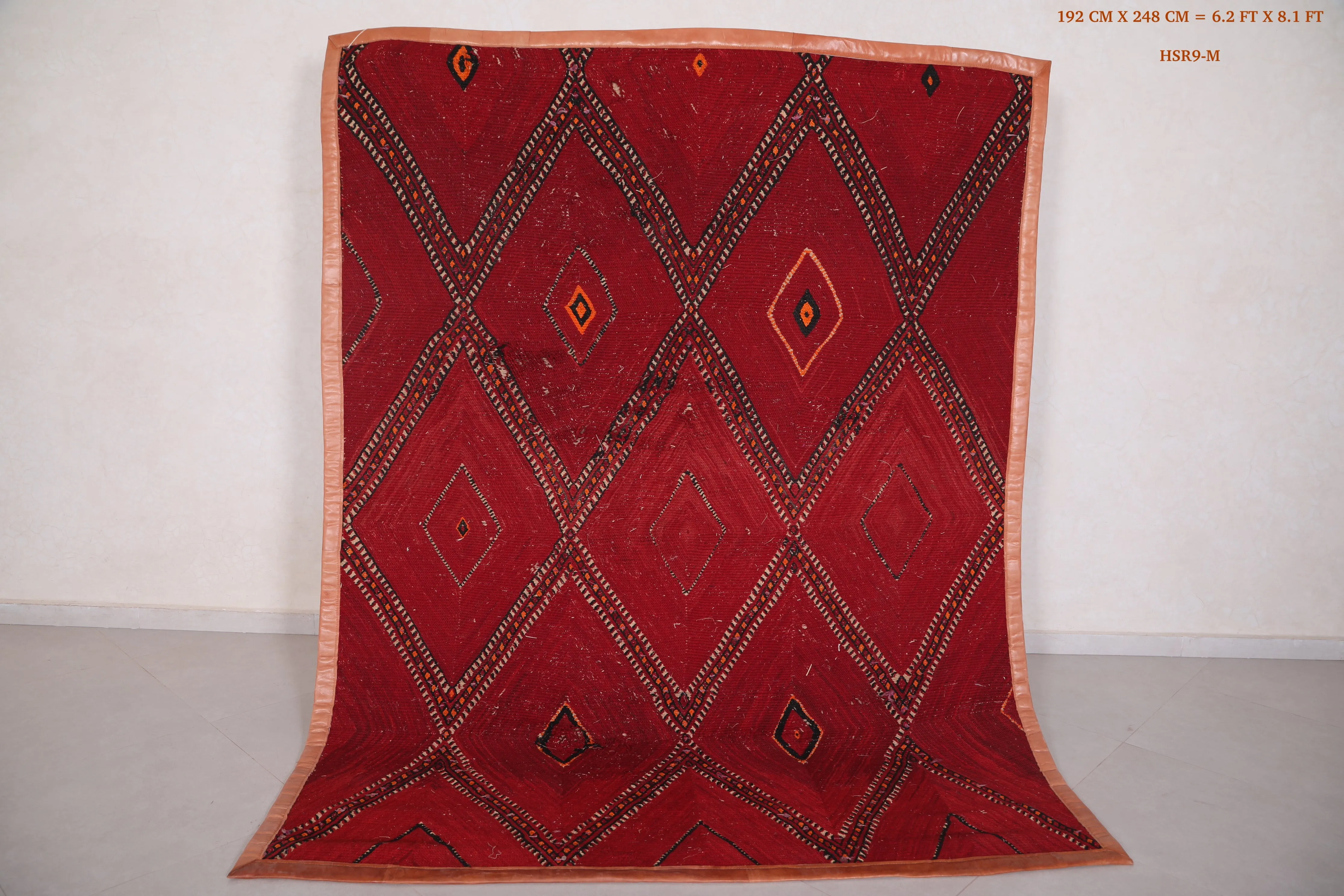Moroccan rug 6.2 FT X 8.1 FT