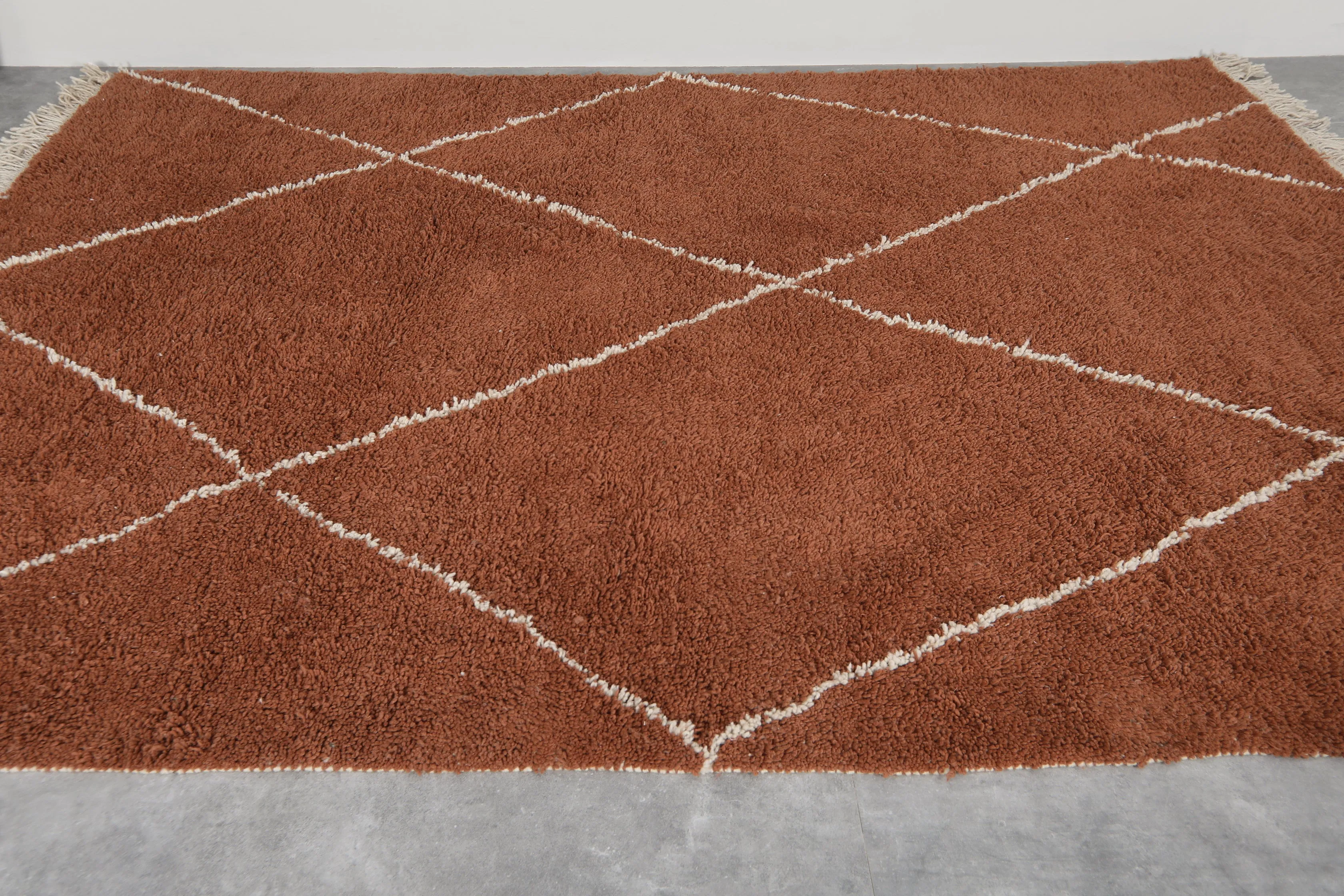 Moroccan wool rug - Custom Berber rug - Handmade rug
