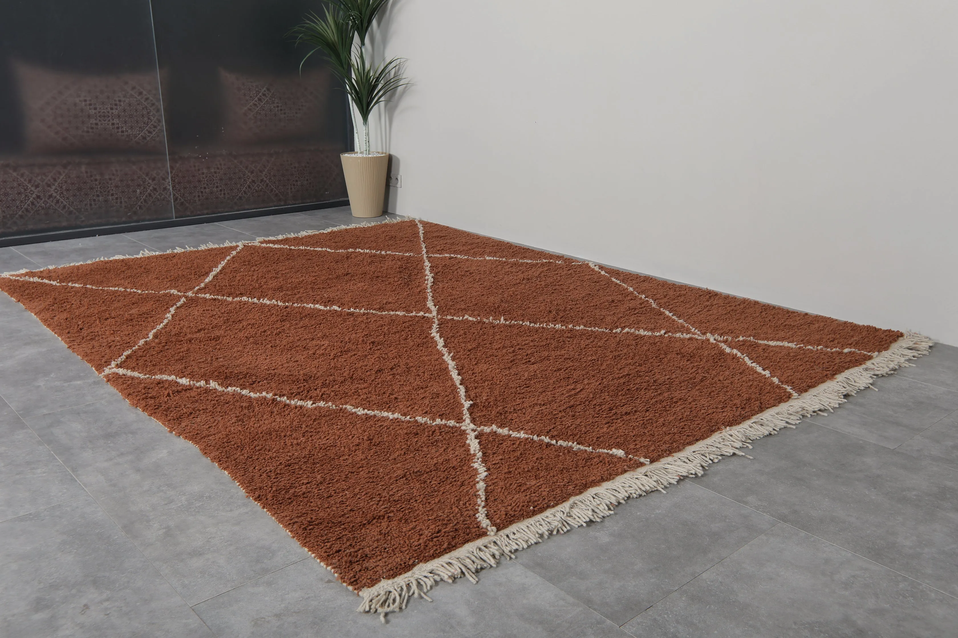 Moroccan wool rug - Custom Berber rug - Handmade rug