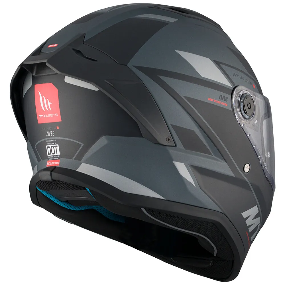 MT STINGER 2 [ZIVZE MATT GREY/BLACK]