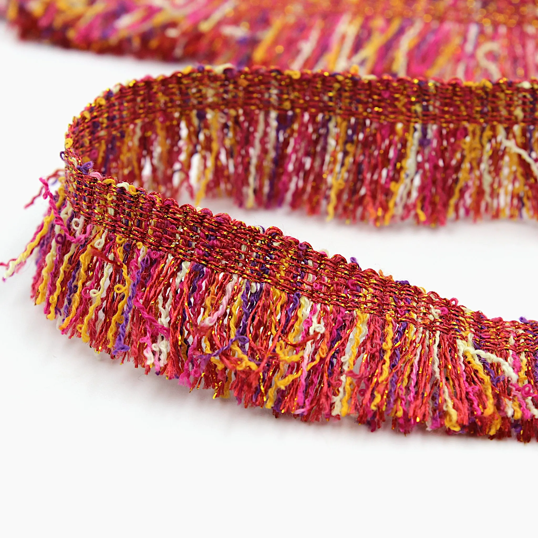 Multi Colour and Metallic Fringe 20mm 5390