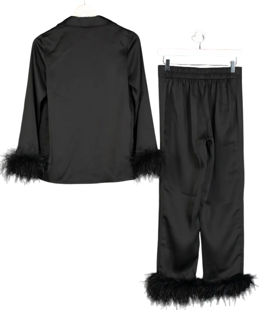 Nadine Merabi Darcie Black Pyjama Co-ord UK XS