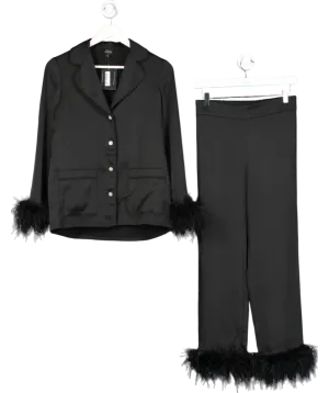 Nadine Merabi Darcie Black Pyjama Co-ord UK XS