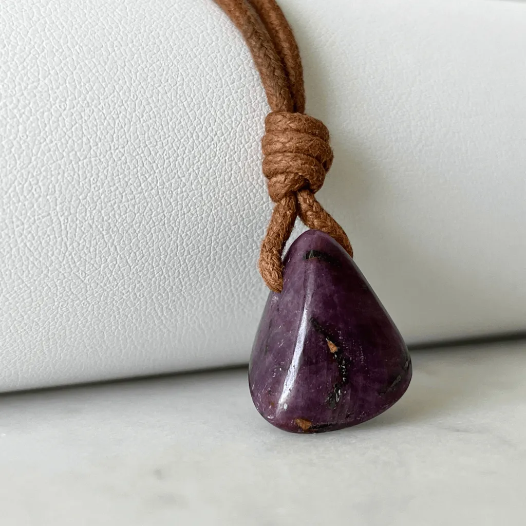 Natural Ruby Pendant - Exclusive OOAK Gemstone