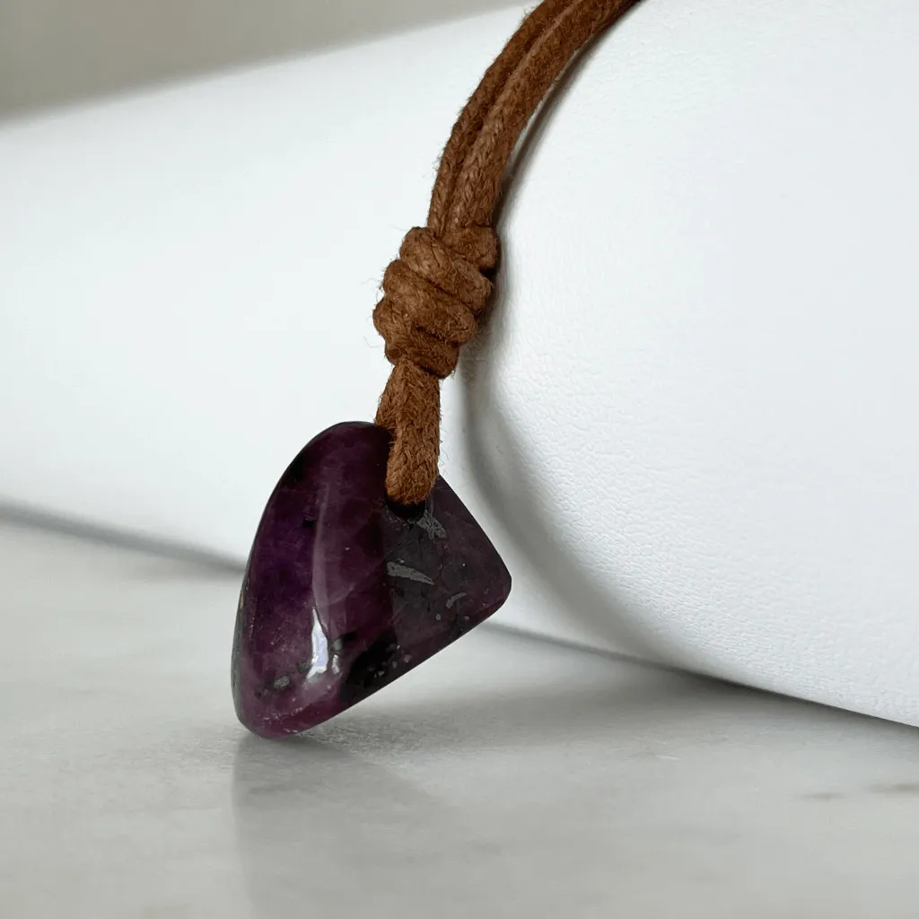 Natural Ruby Pendant - Exclusive OOAK Gemstone