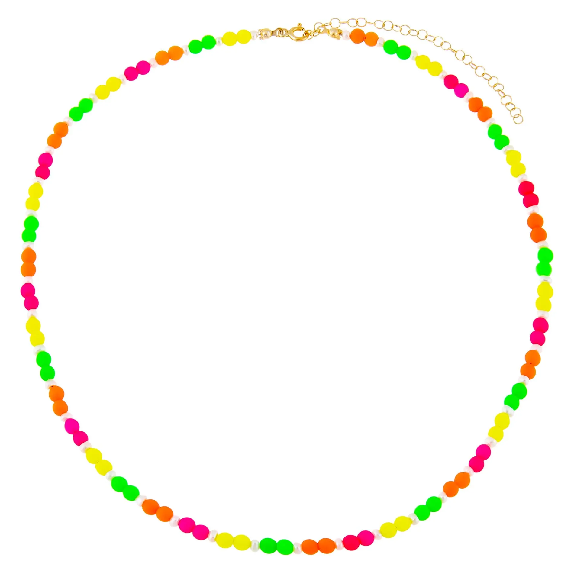 Neon Bead Necklace