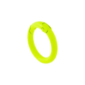 Neon Circle Key Ring Charm