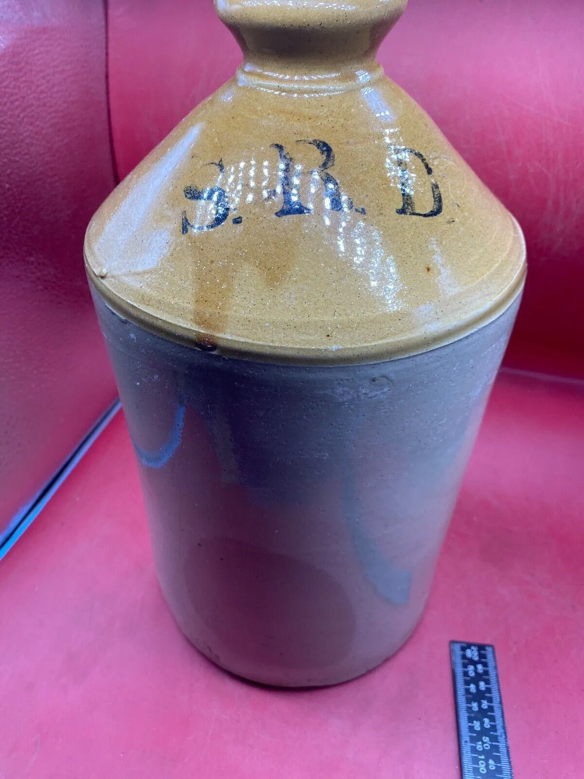 Original RARE WW2 SRD Jar Rum Jar - British Army 1940 - "Supply Reserve Depot"