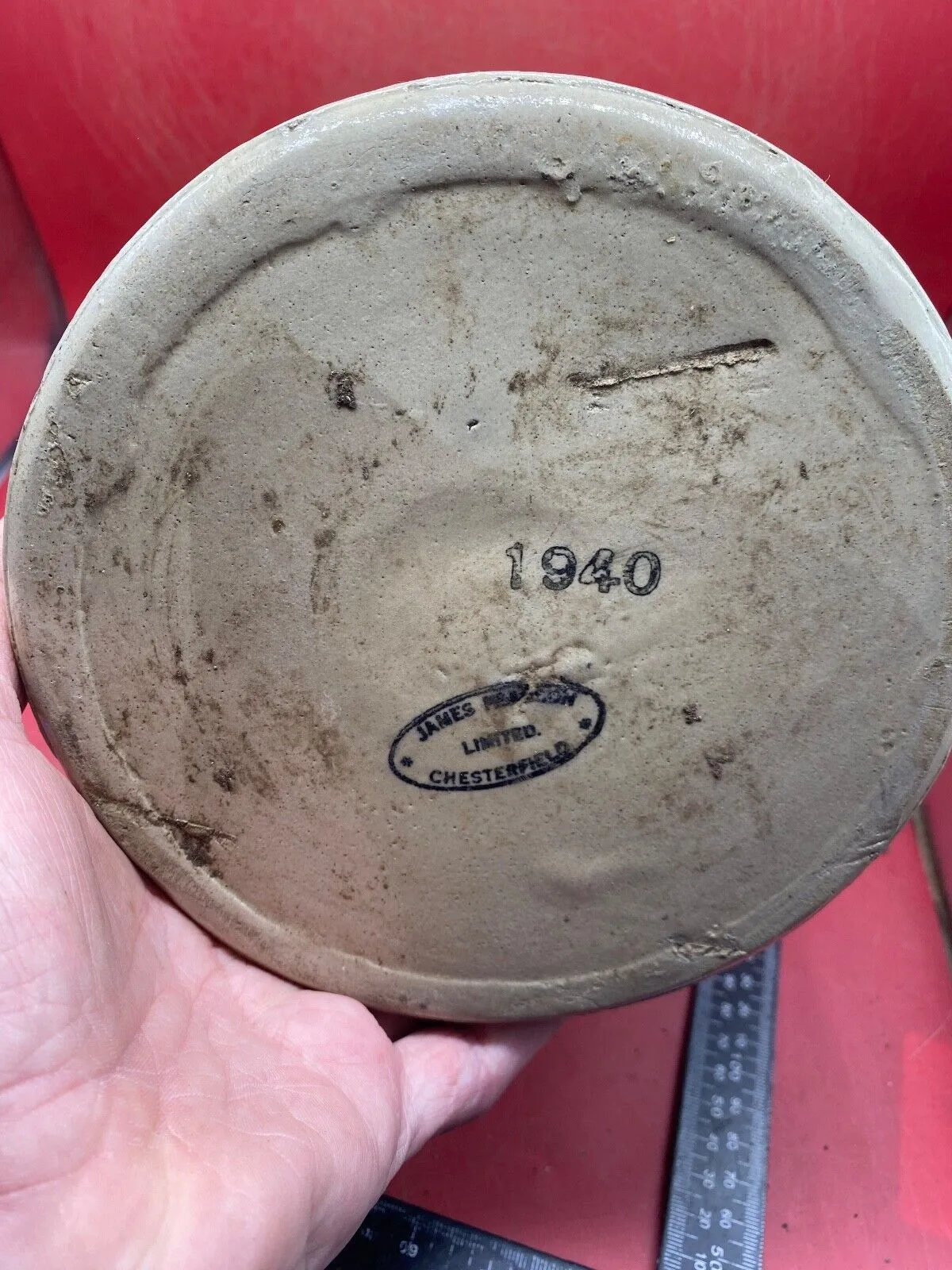 Original RARE WW2 SRD Jar Rum Jar - British Army 1940 - "Supply Reserve Depot"