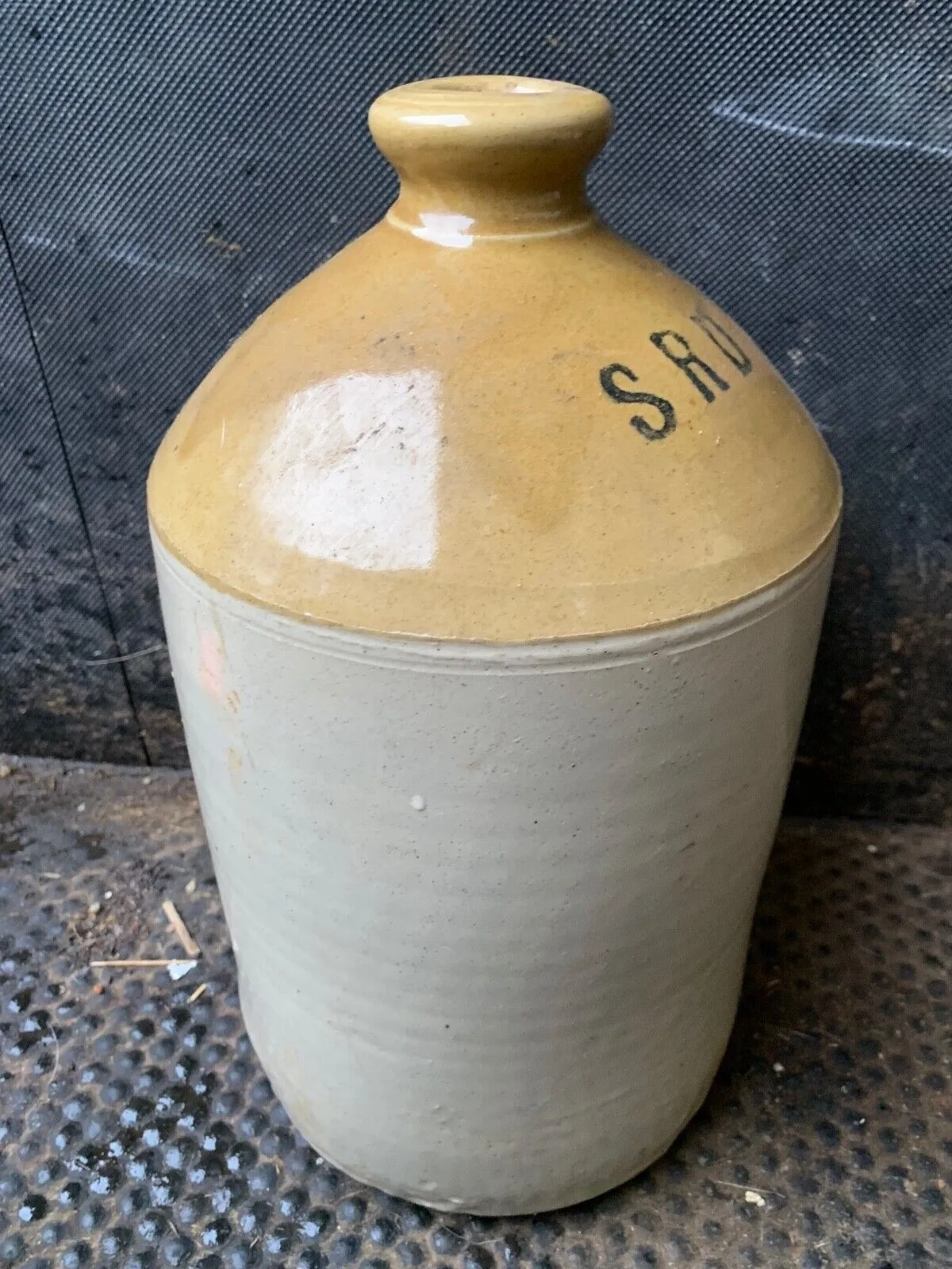 Original WW1 SRD Jar Rum Jar - British Army Issue - "Supply Reserve Depot" Jug