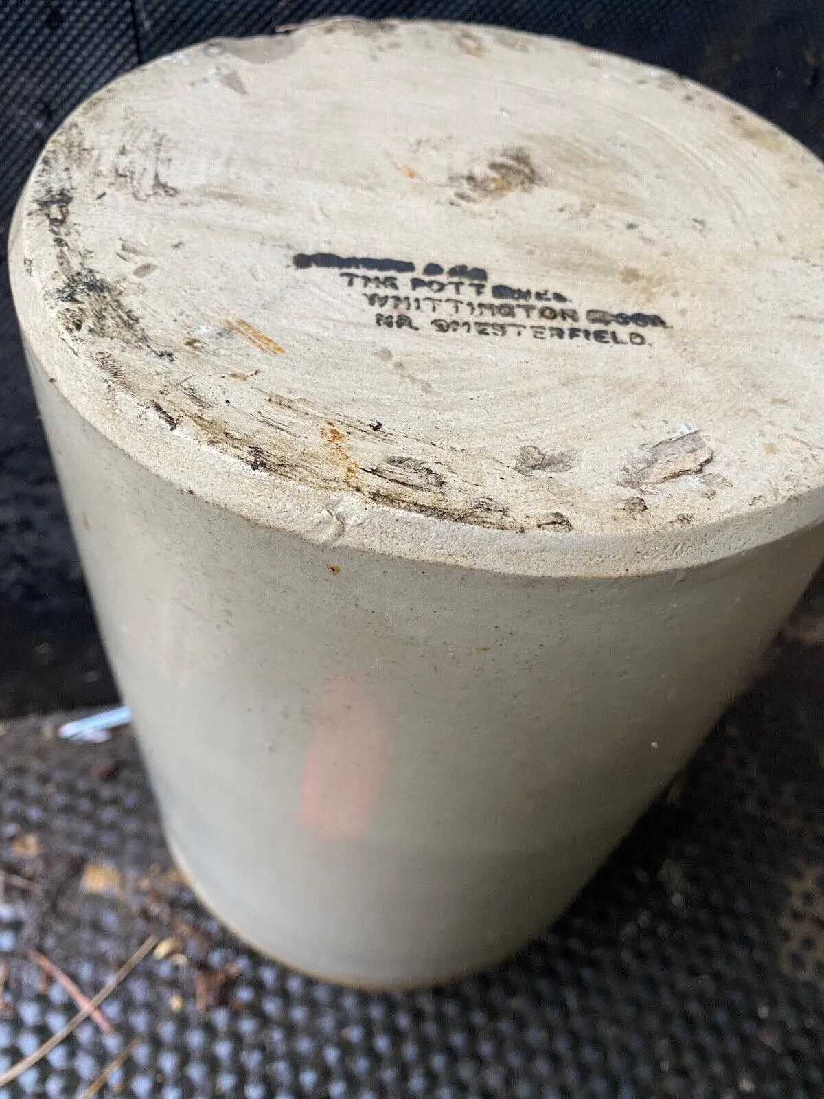 Original WW1 SRD Jar Rum Jar - British Army Issue - "Supply Reserve Depot" Jug