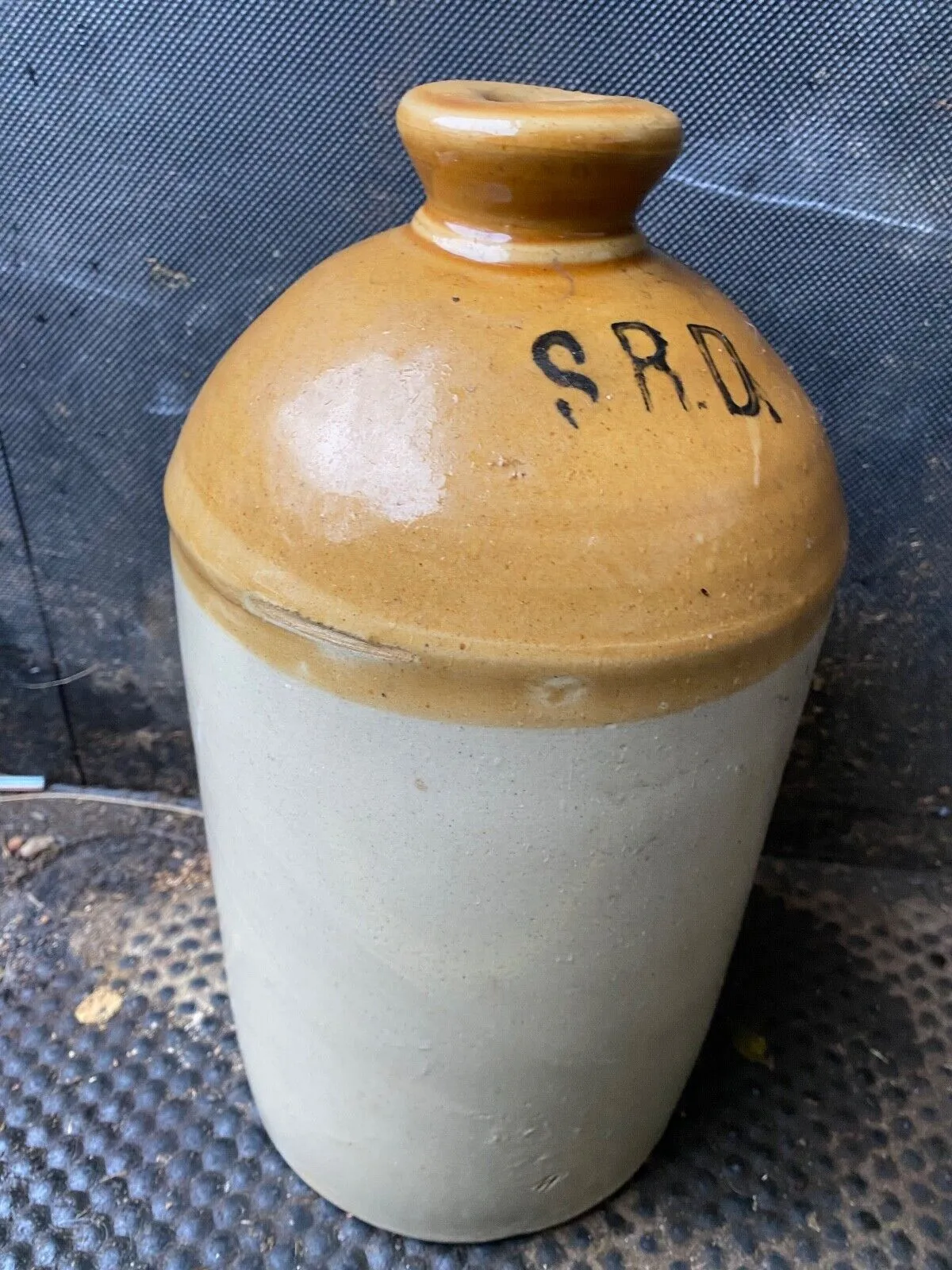 Original WW1 SRD Jar Rum Jar - British Army Issue - "Supply Reserve Depot" Jug