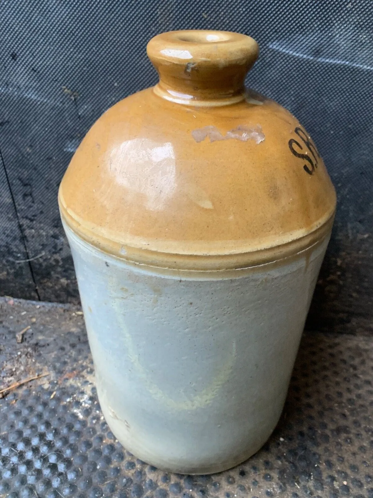 Original WW1 SRD Jar Rum Jar - British Army Issue - "Supply Reserve Depot" Jug