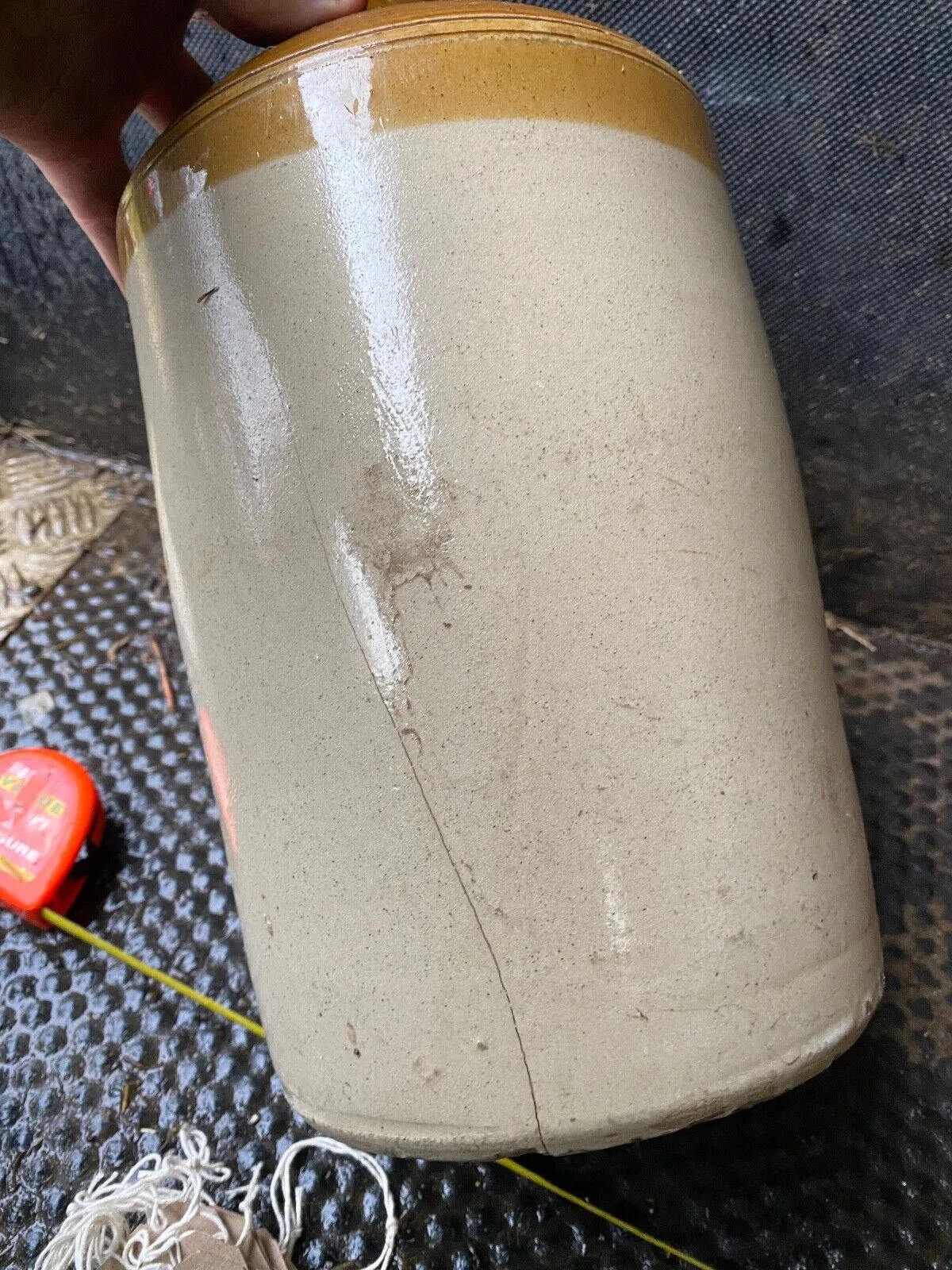 Original WW1 SRD Jar Rum Jar - British Army Issue - "Supply Reserve Depot" Jug