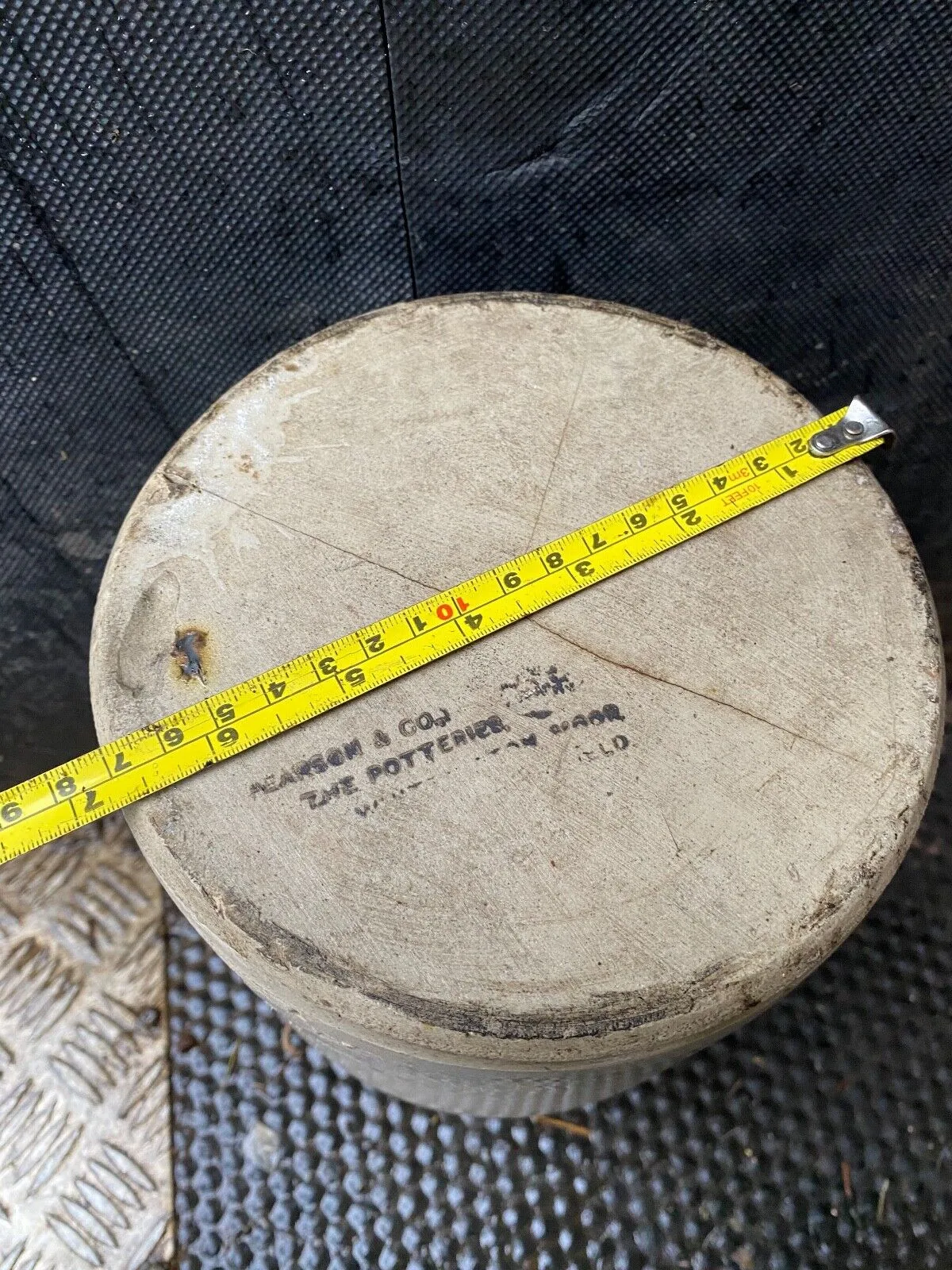 Original WW1 SRD Jar Rum Jar - British Army Issue - "Supply Reserve Depot" Jug