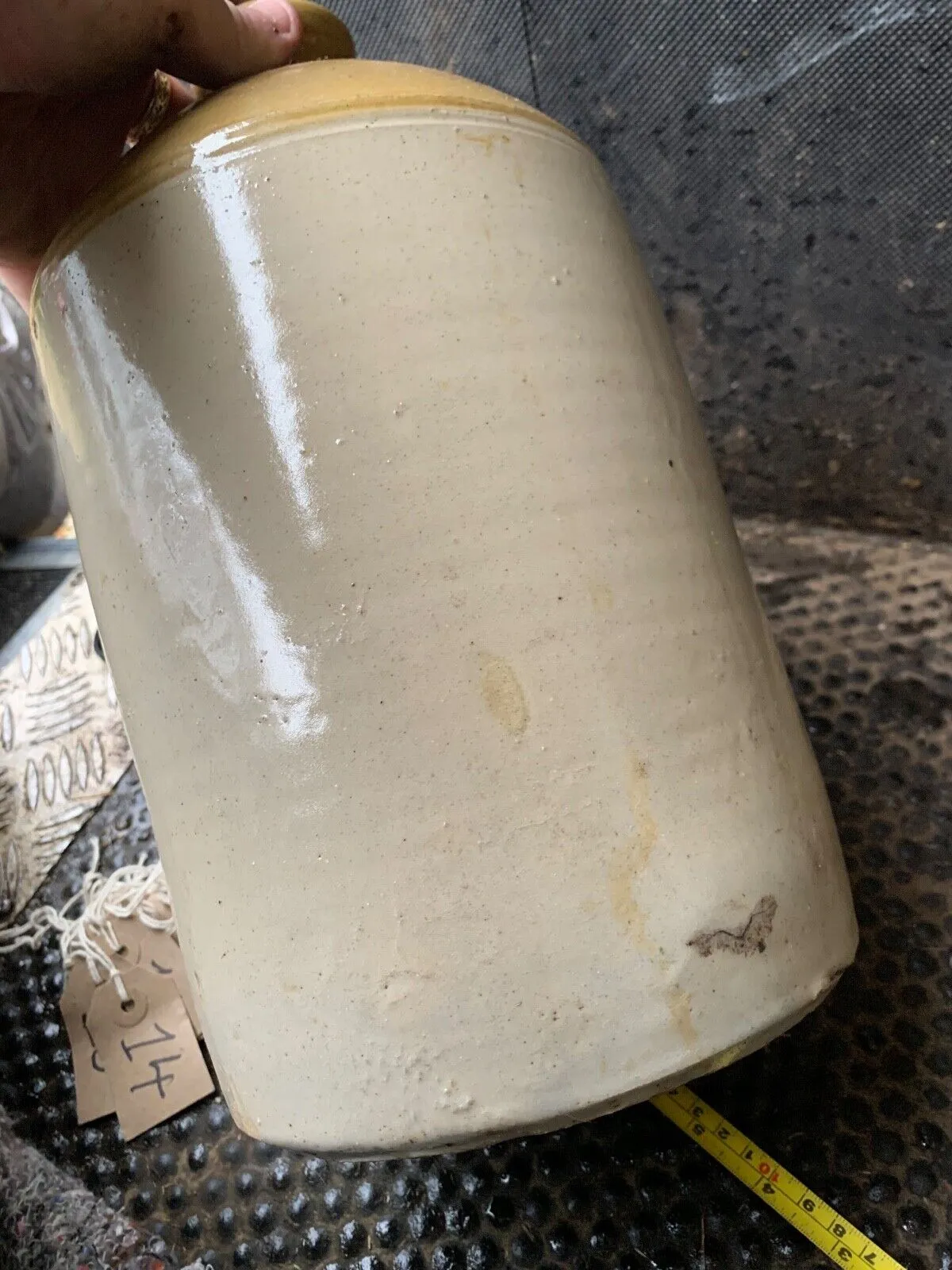 Original WW1 SRD Jar Rum Jar - British Army Issue - "Supply Reserve Depot" Jug