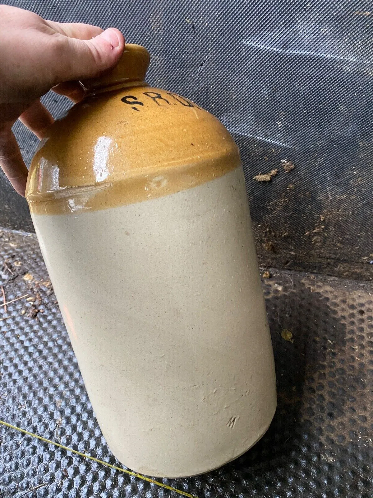 Original WW1 SRD Jar Rum Jar - British Army Issue - "Supply Reserve Depot" Jug
