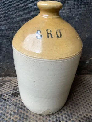 Original WW1 SRD Jar Rum Jar - British Army Issue - "Supply Reserve Depot" Jug