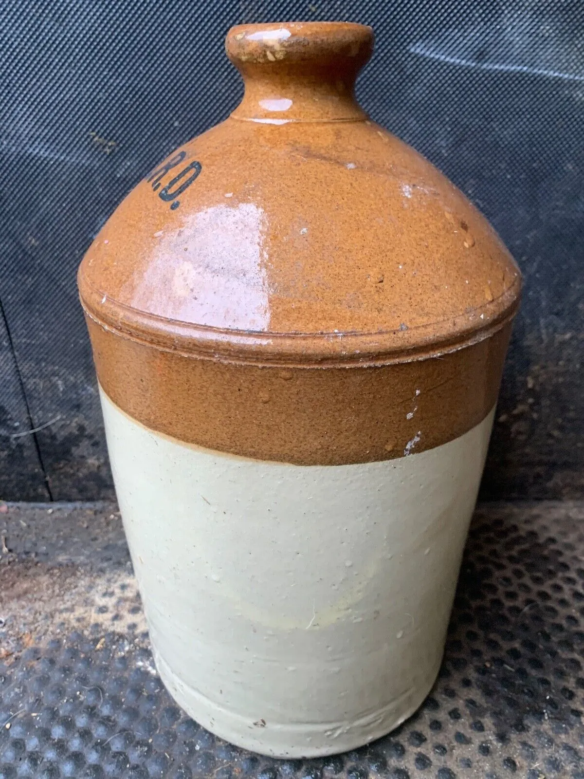 Original WW1 SRD Jar Rum Jar - British Army Issue - "Supply Reserve Depot" Jug