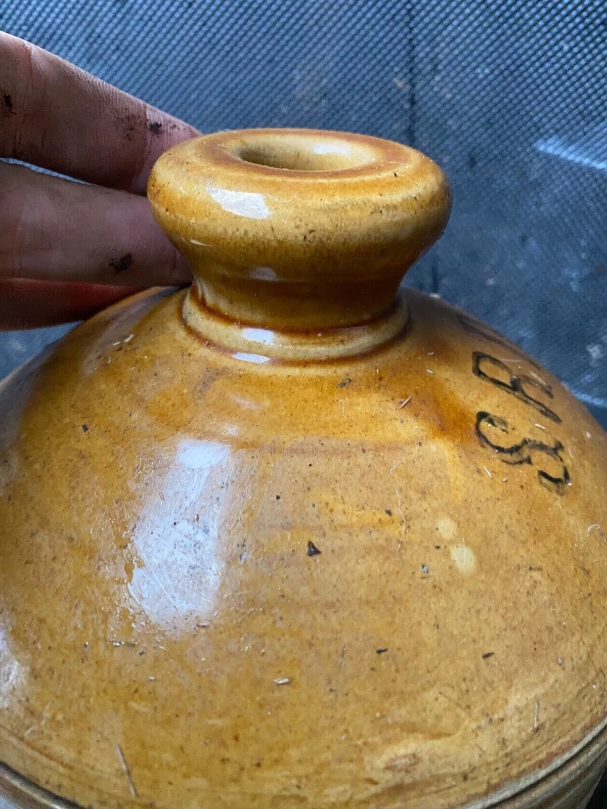 Original WW1 SRD Jar Rum Jar - British Army Issue - "Supply Reserve Depot" Jug