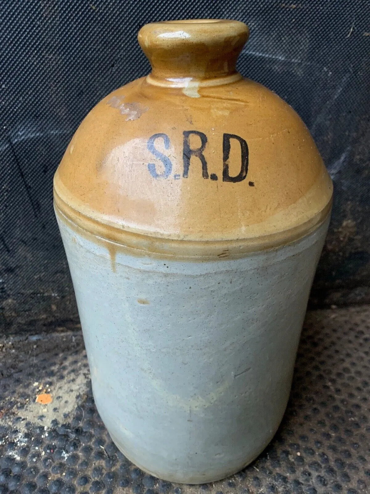 Original WW1 SRD Jar Rum Jar - British Army Issue - "Supply Reserve Depot" Jug