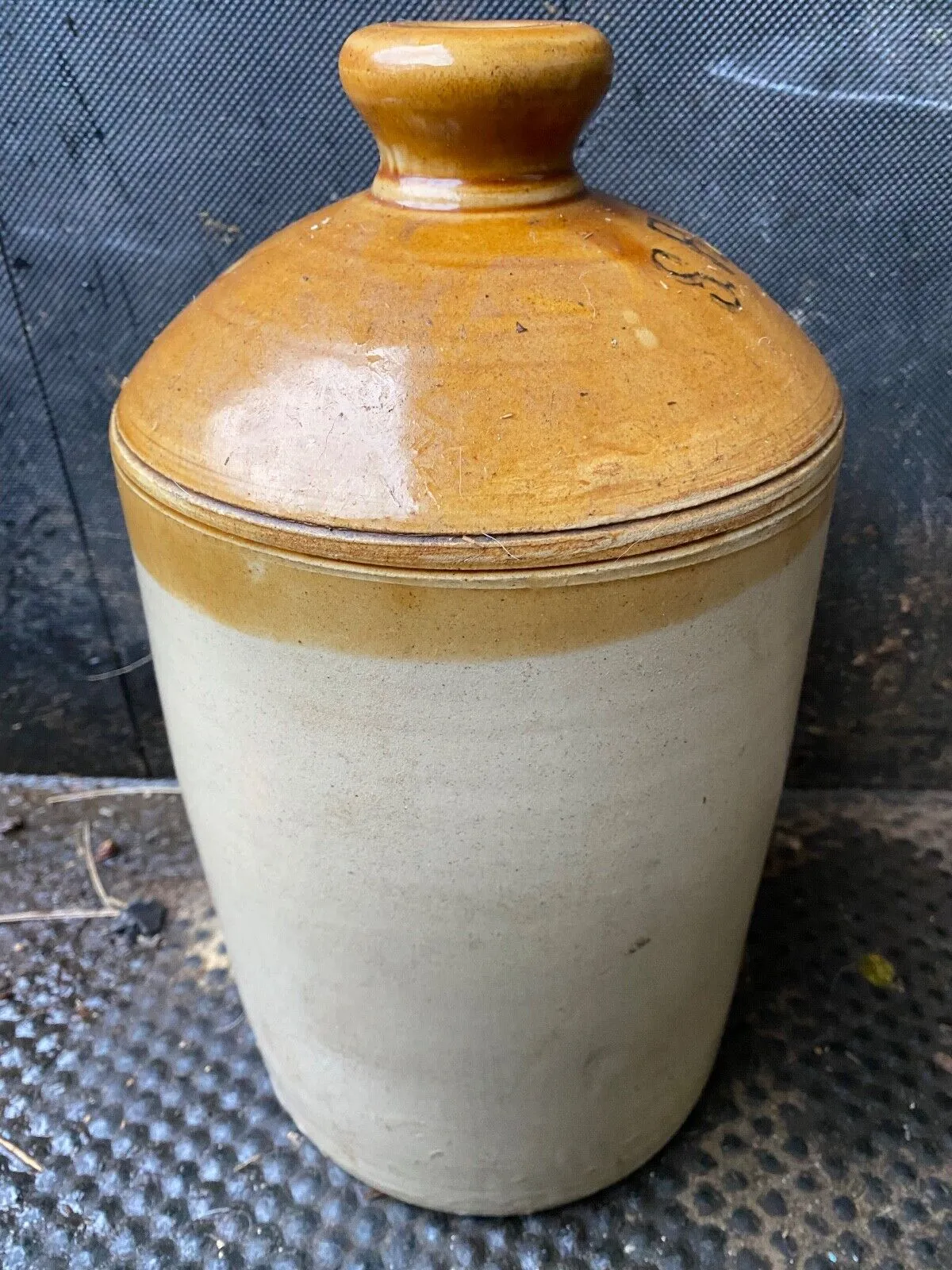 Original WW1 SRD Jar Rum Jar - British Army Issue - "Supply Reserve Depot" Jug