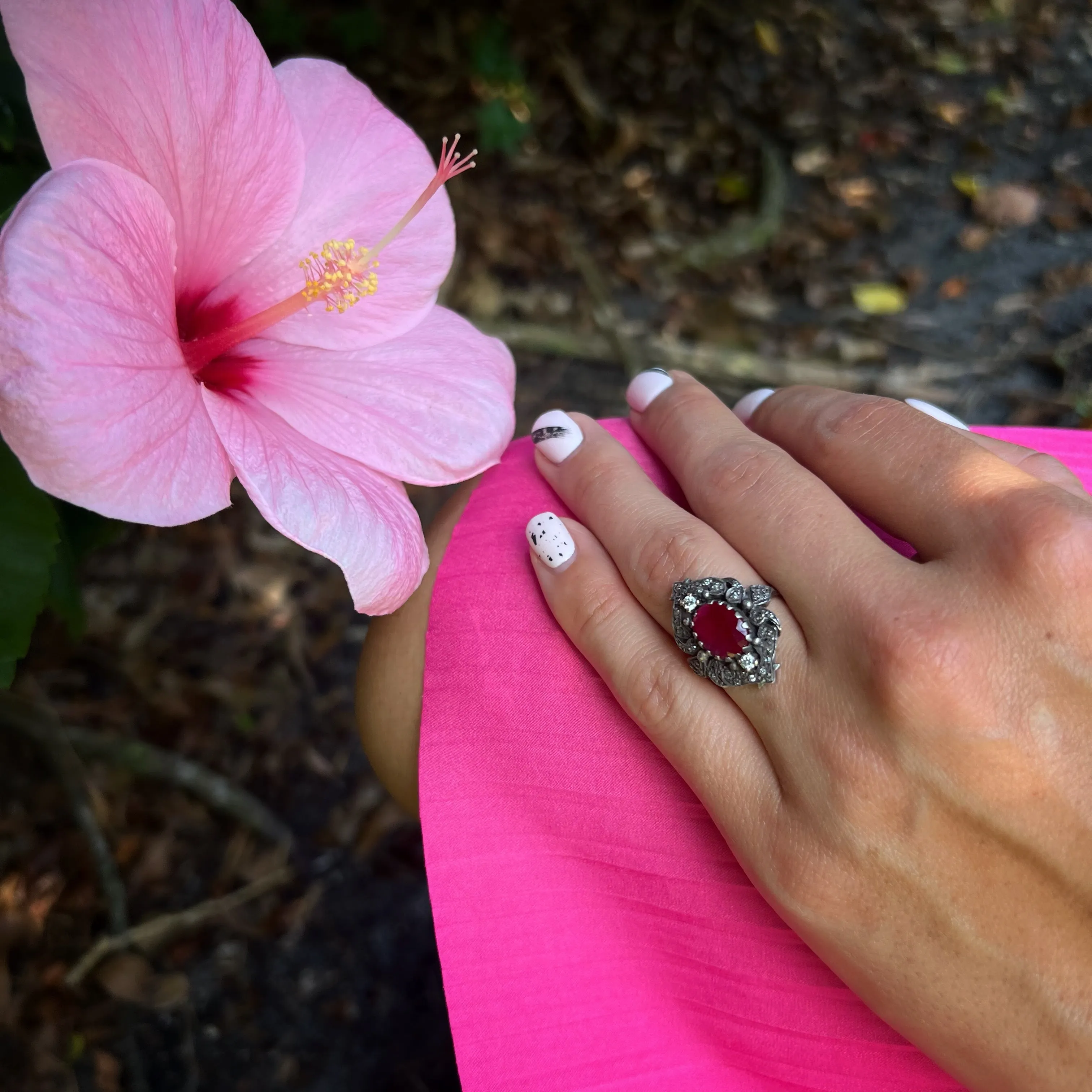 Oval Ruby Vintage Ring