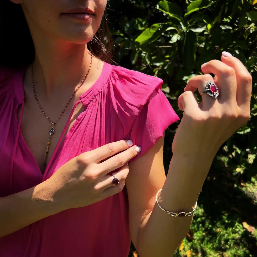 Oval Ruby Vintage Ring