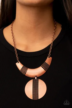 Paparazzi - Metallic Enchantress - Copper Necklace