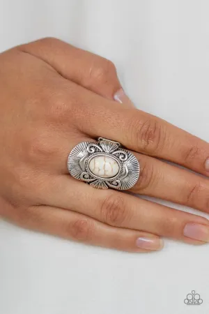 Paparazzi - Oracle Oasis -White Ring