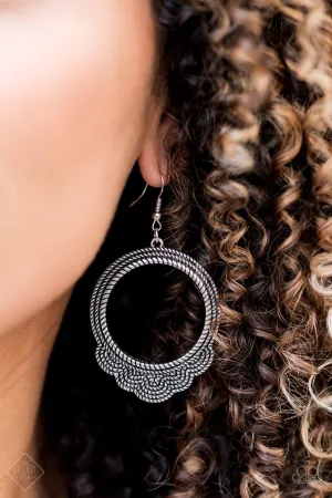 Paparazzi - Rover Radiance - Silver Hoop Earrings