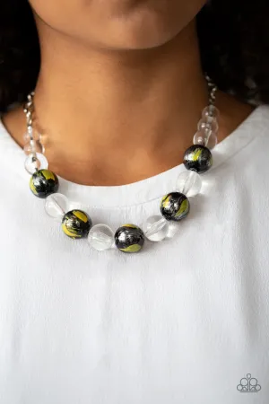 Paparazzi  Torrid Tide - Yellow Necklace