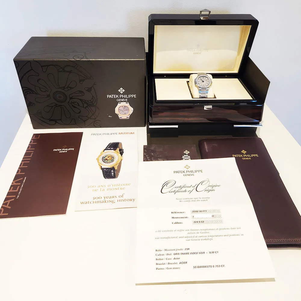 Patek Philippe Nautilus 7008/1A-011 Grey Dial Jun 2012