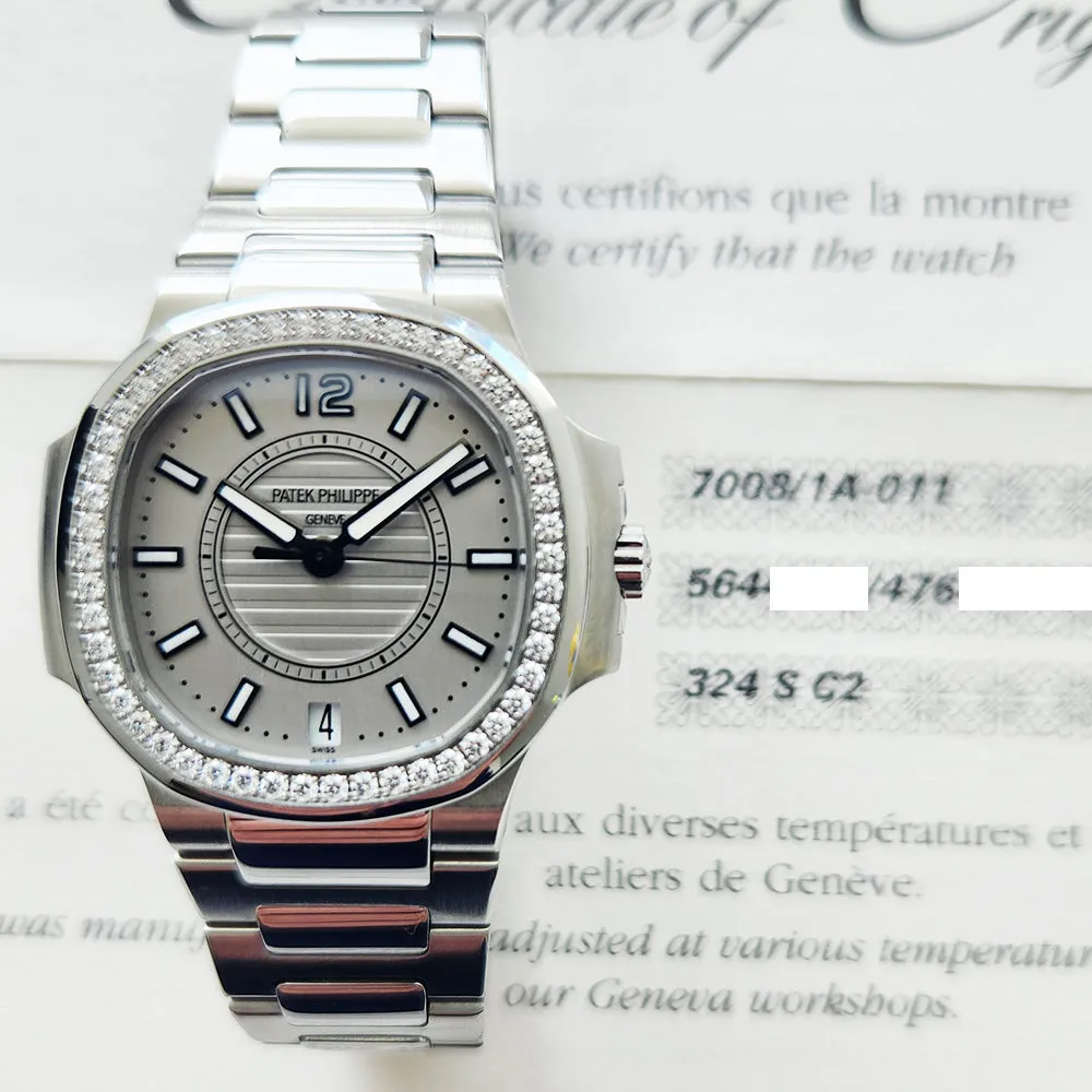Patek Philippe Nautilus 7008/1A-011 Grey Dial Jun 2012