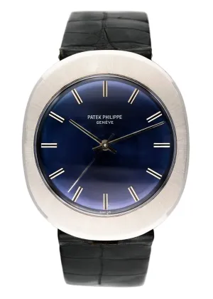 Patek Philippe Vintage 3580 Blue Dial Jumbo "UFO" Watch Box Papers