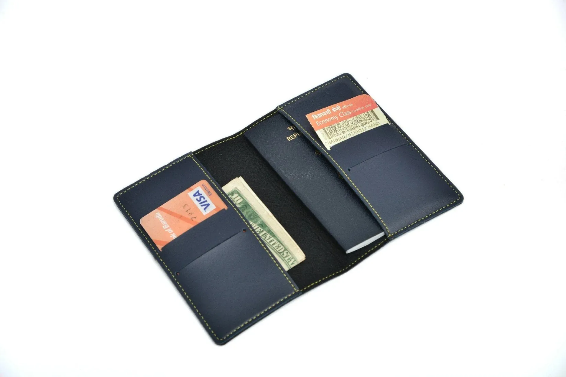 Personalised Black Classic Smart Bottle (1 Litre) & All in One Men's Combo (4 pcs) - Royal Blue