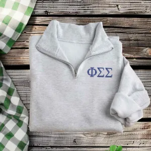 Phi Sigma Sigma Qzip Sweatshirt