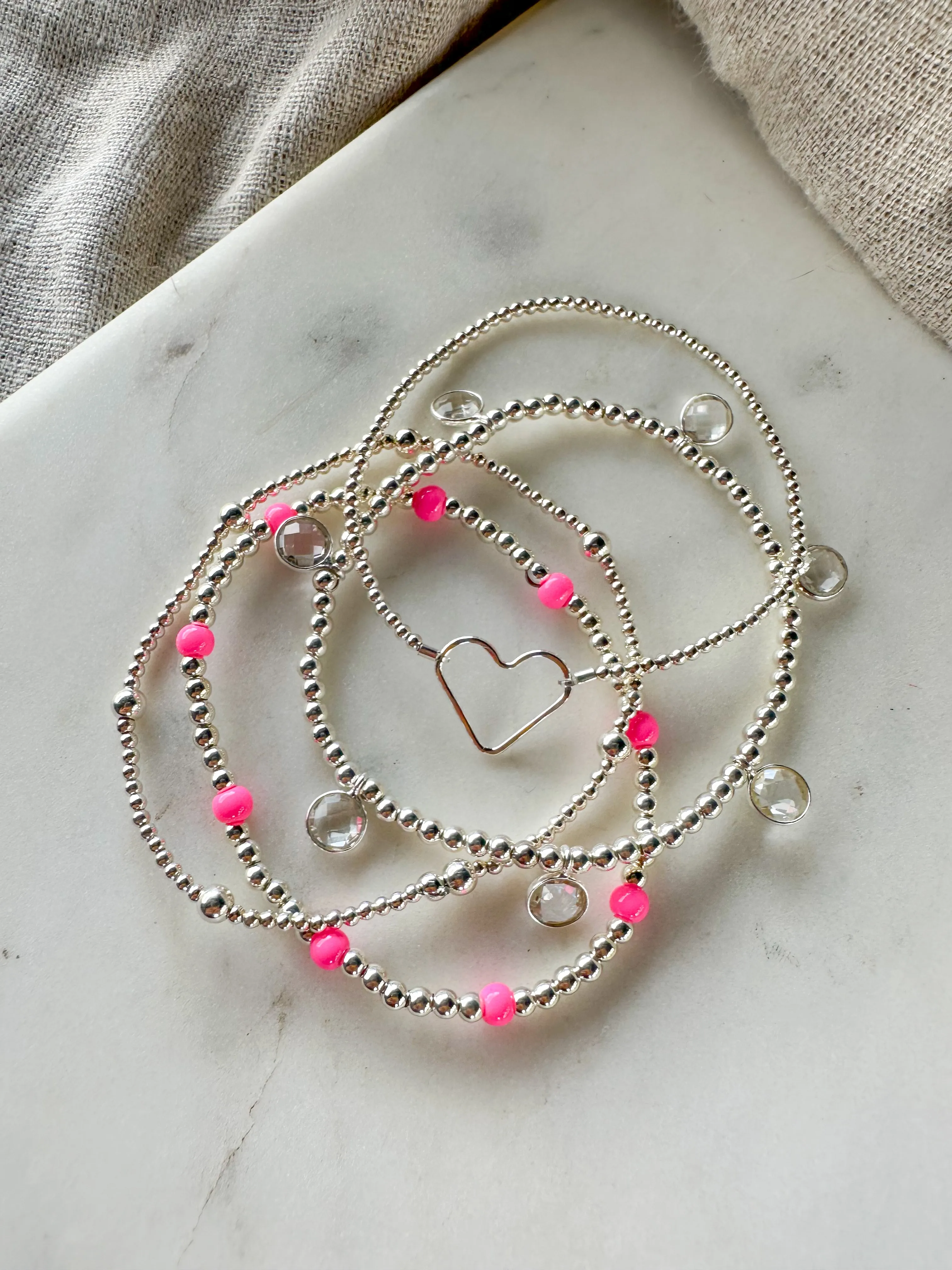 Pink Shock Combo ~ Silver