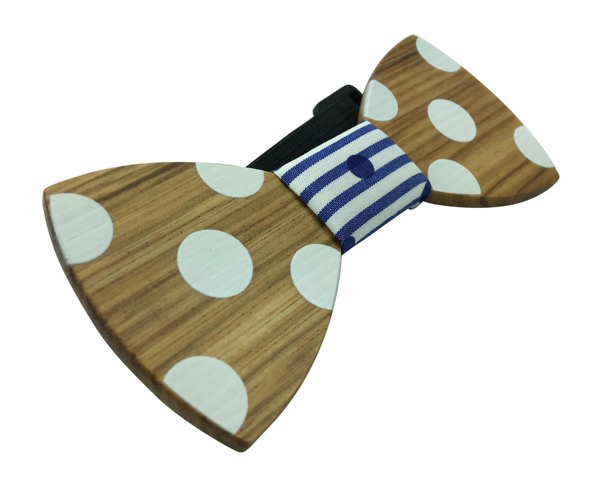 Premium Wooden Creative Handmade Bowtie with Matching Cotton Mens Blend Sock