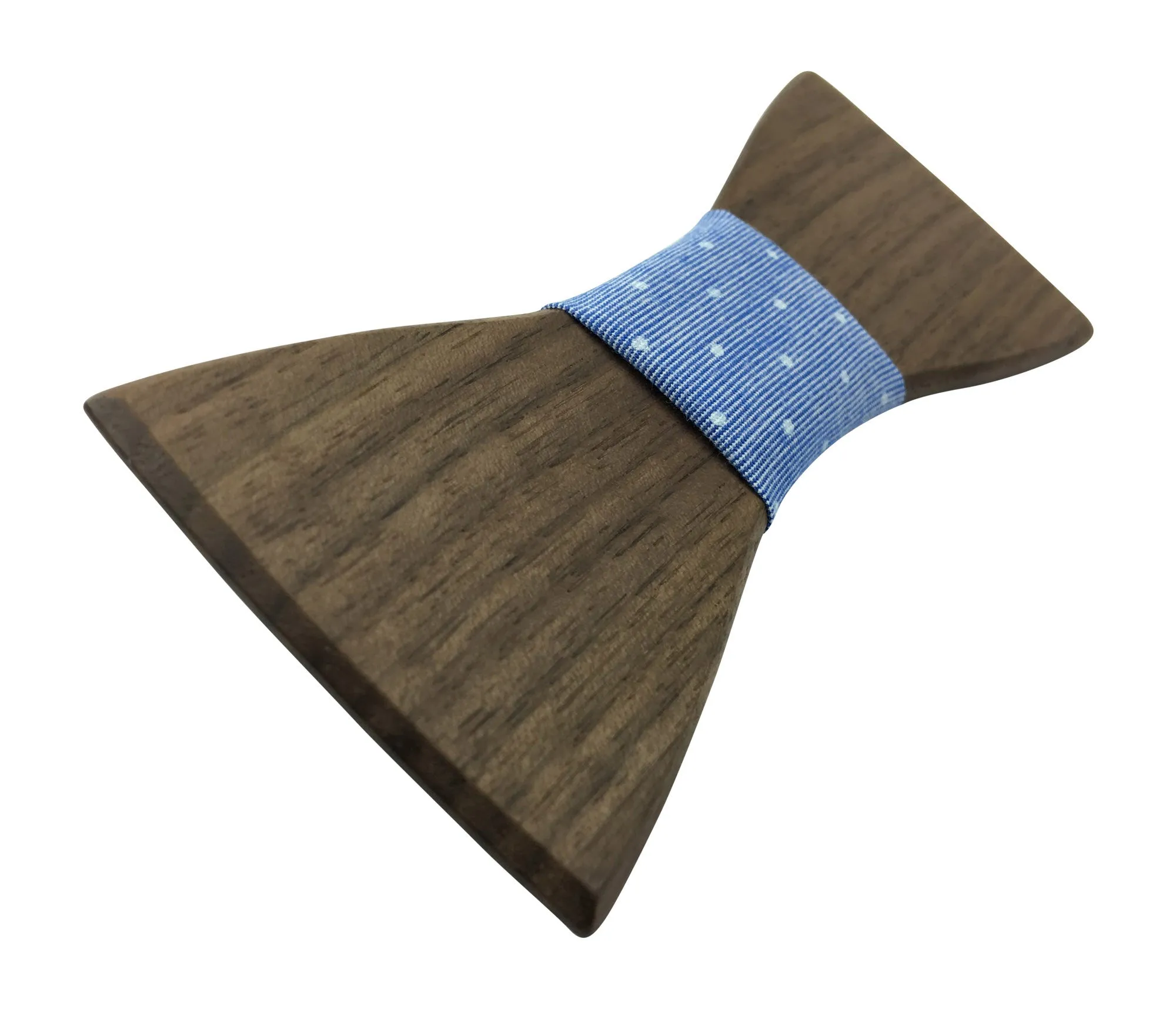 Premium Wooden Creative Handmade Bowtie with Matching Cotton Mens Blend Sock