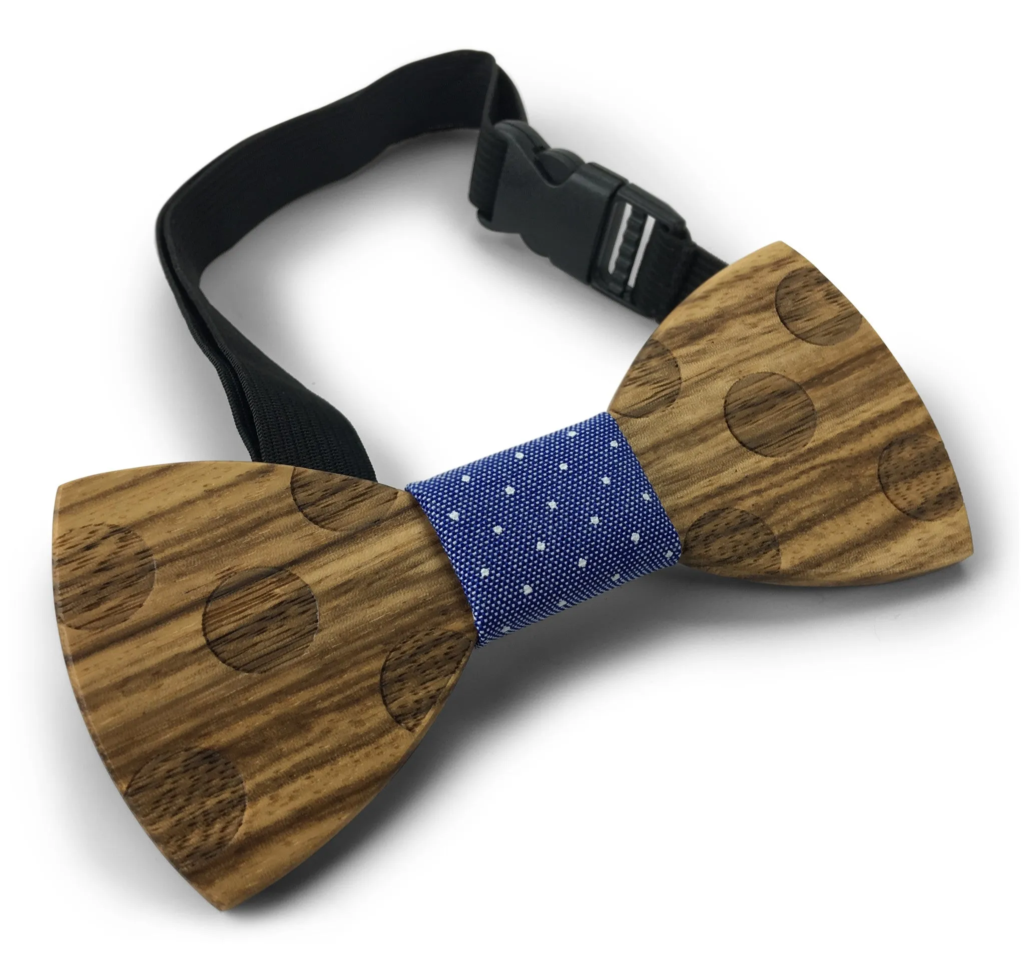 Premium Wooden Creative Handmade Bowtie with Matching Cotton Mens Blend Sock