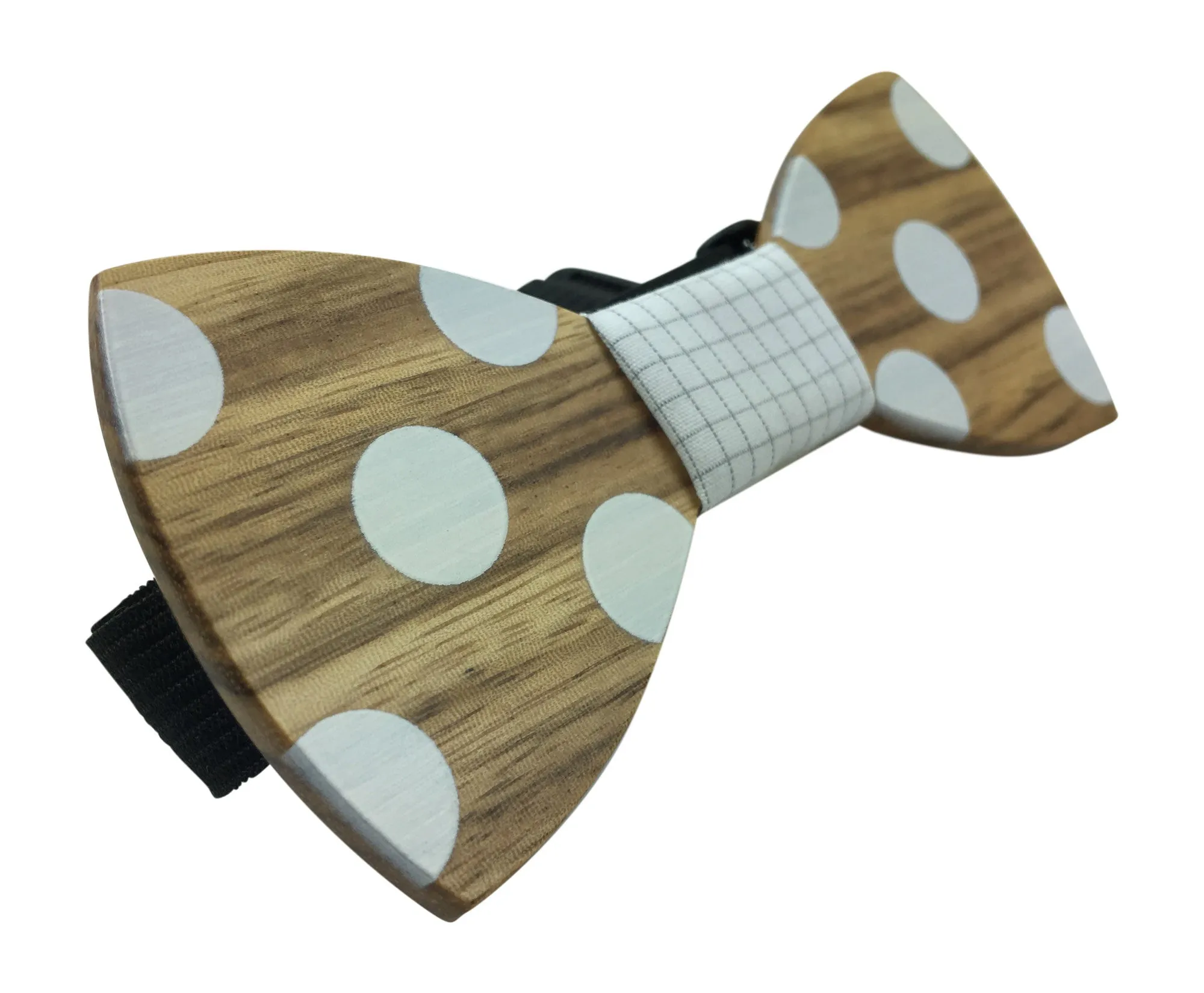 Premium Wooden Creative Handmade Bowtie with Matching Cotton Mens Blend Sock